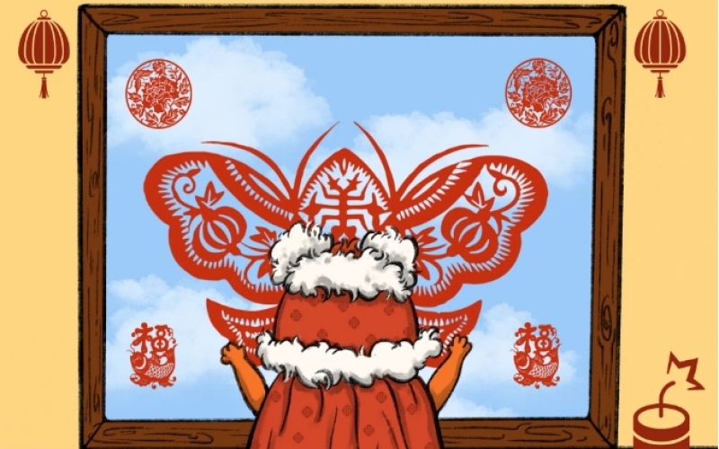 年味漸濃時(shí) - 臘月廿八，貼窗花